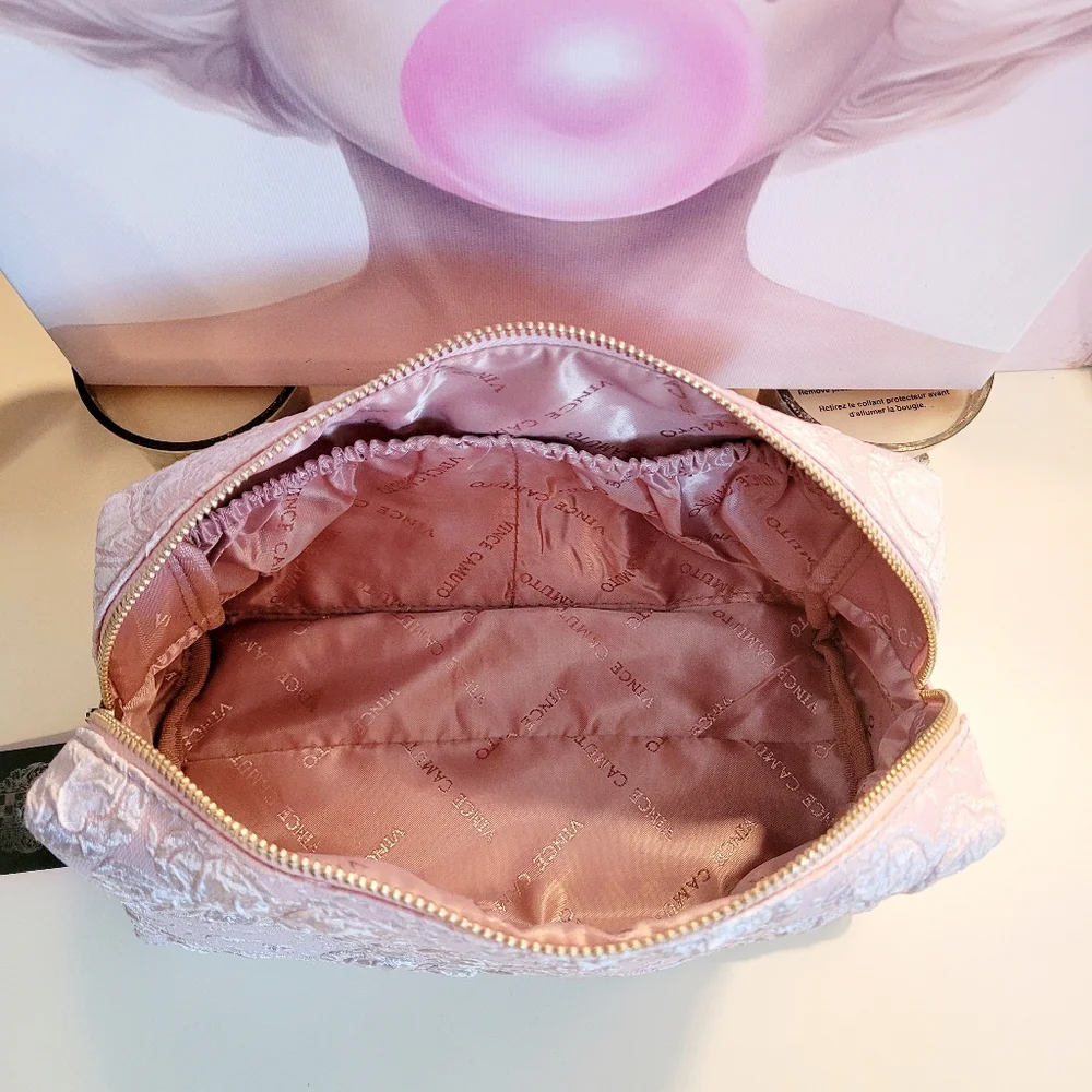 🌺Vince Camuto Cosmetic Bag Cosmetic Case Travel Bag Luxury Collection